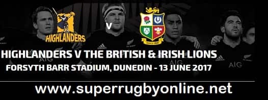 British & Irish Lions vs Highlanders live