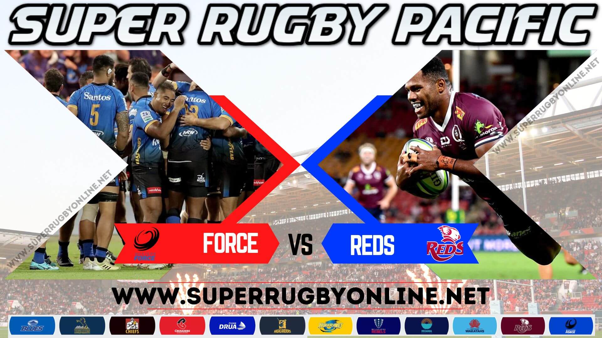 Force vs Reds Result 2023 RD 2 | Super Rugby Pacific