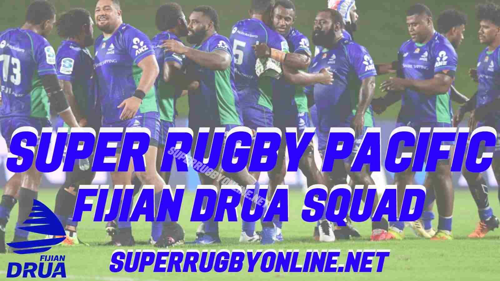 Fijian Drua Squad Super Rugby