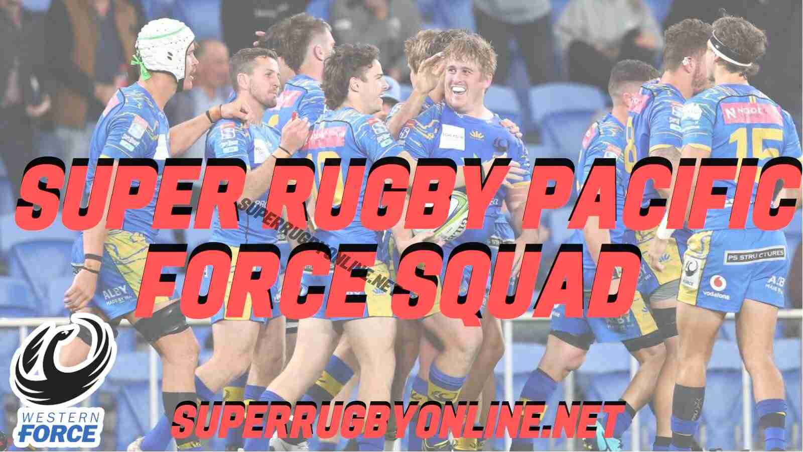 Western Force Squad Super Rugby Pacific