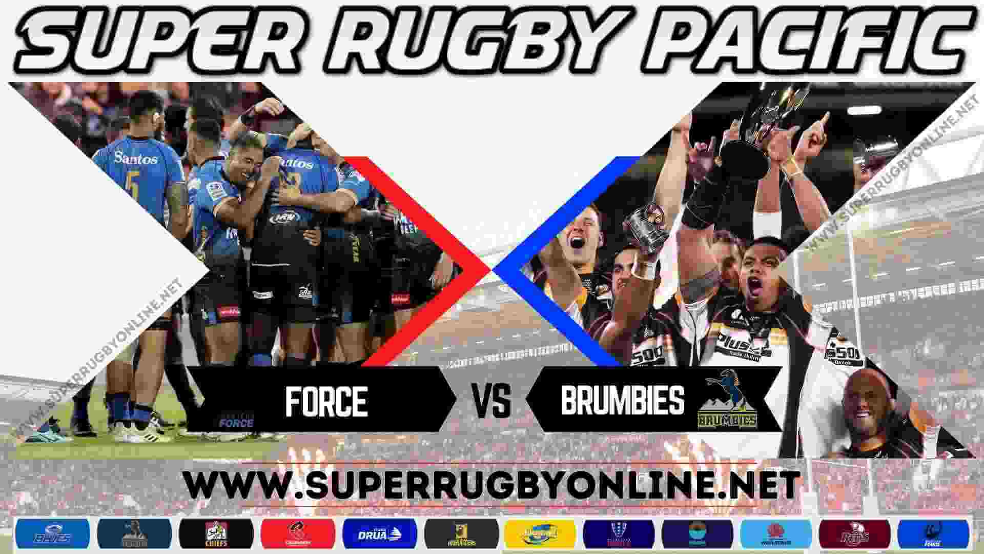 Western Force VS Brumbies Rugby Live Stream