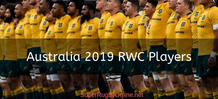 Australia 2019 RWC Players