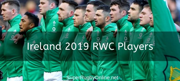 Ireland 2019 RWC Players