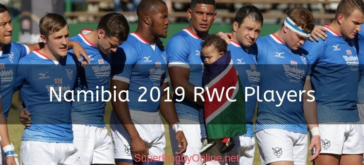 Namibia 2019 RWC Players