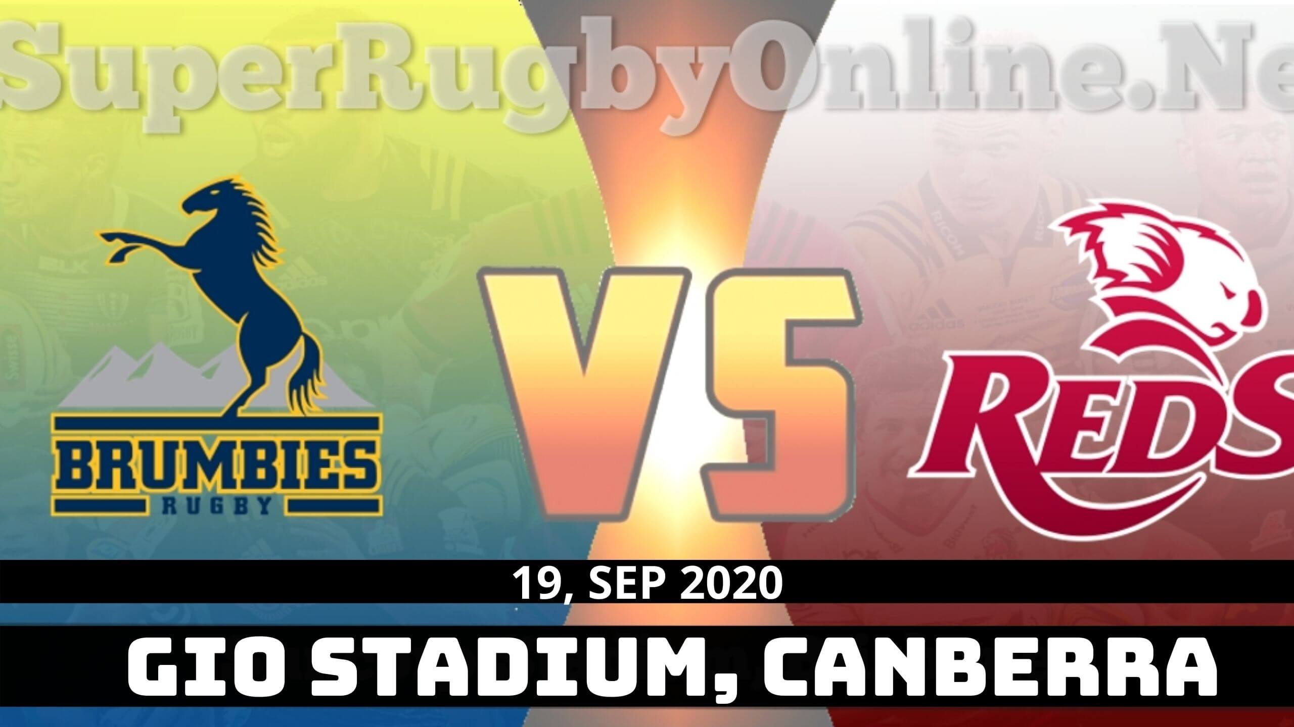 Watch Brumbies vs Queensland Reds Live