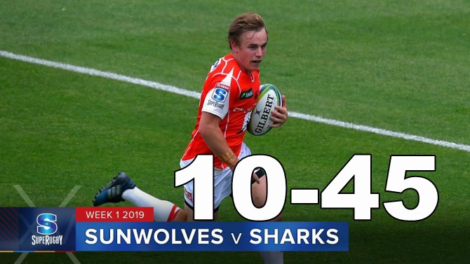 Highlights Round 1 Super Rugby Sunwolves v Sharks 2019