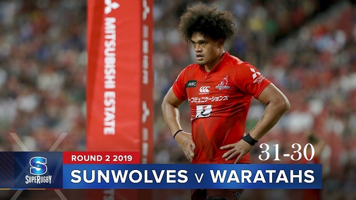 Highlights Round 2 Super Rugby Waratahs VS Sunwolves 2019