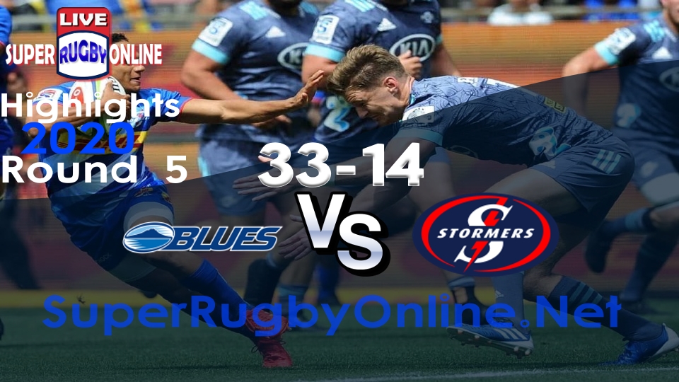 Blues VS Stormers Rd 5 2020 Super Rugby Highlights