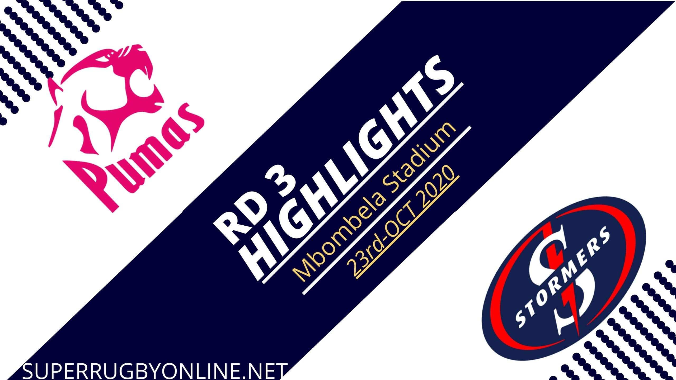 Pumas vs Stormers Rd 3 Highlights 2020