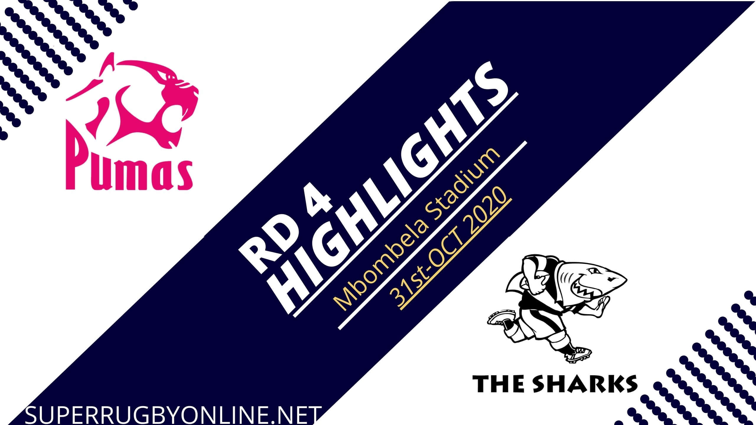 Pumas vs Sharks Rd 4 Highlights 2020 