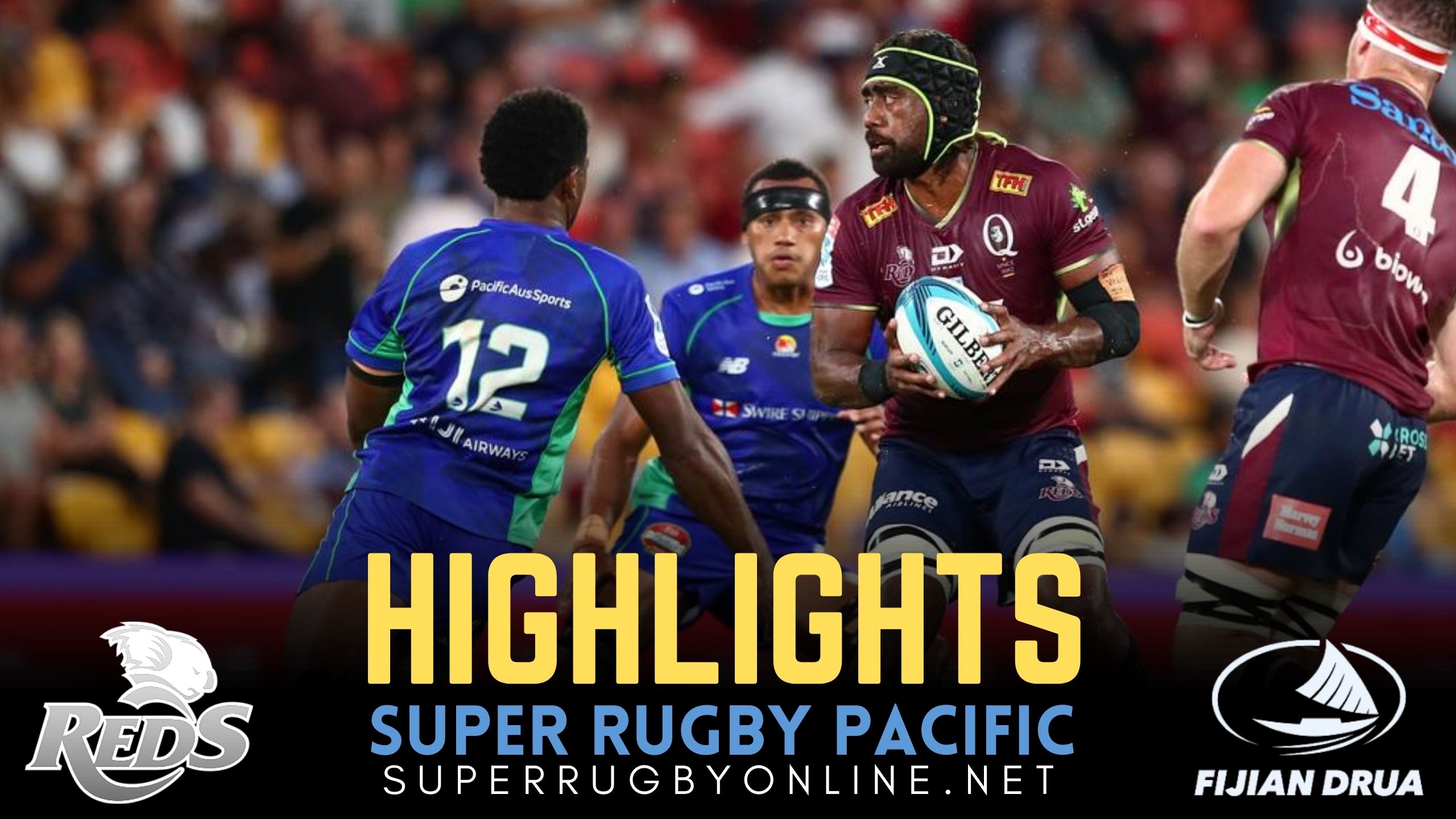 Reds Vs Fijian Drua Highlights 2022 Rd 4 Super Rugby Pacific