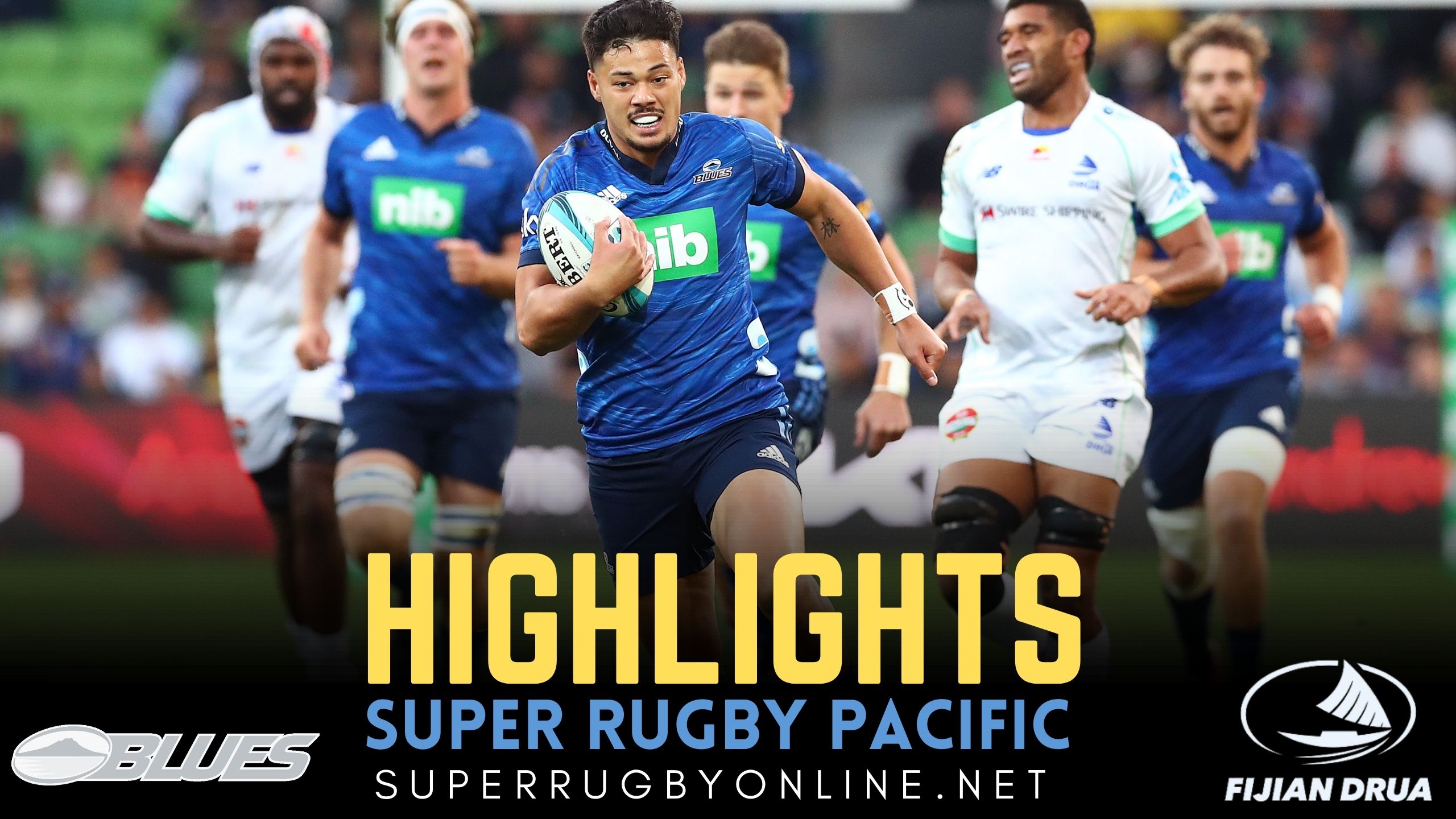 Blues Vs Fijian Drua Highlights 2022 Rd 10 Super Rugby