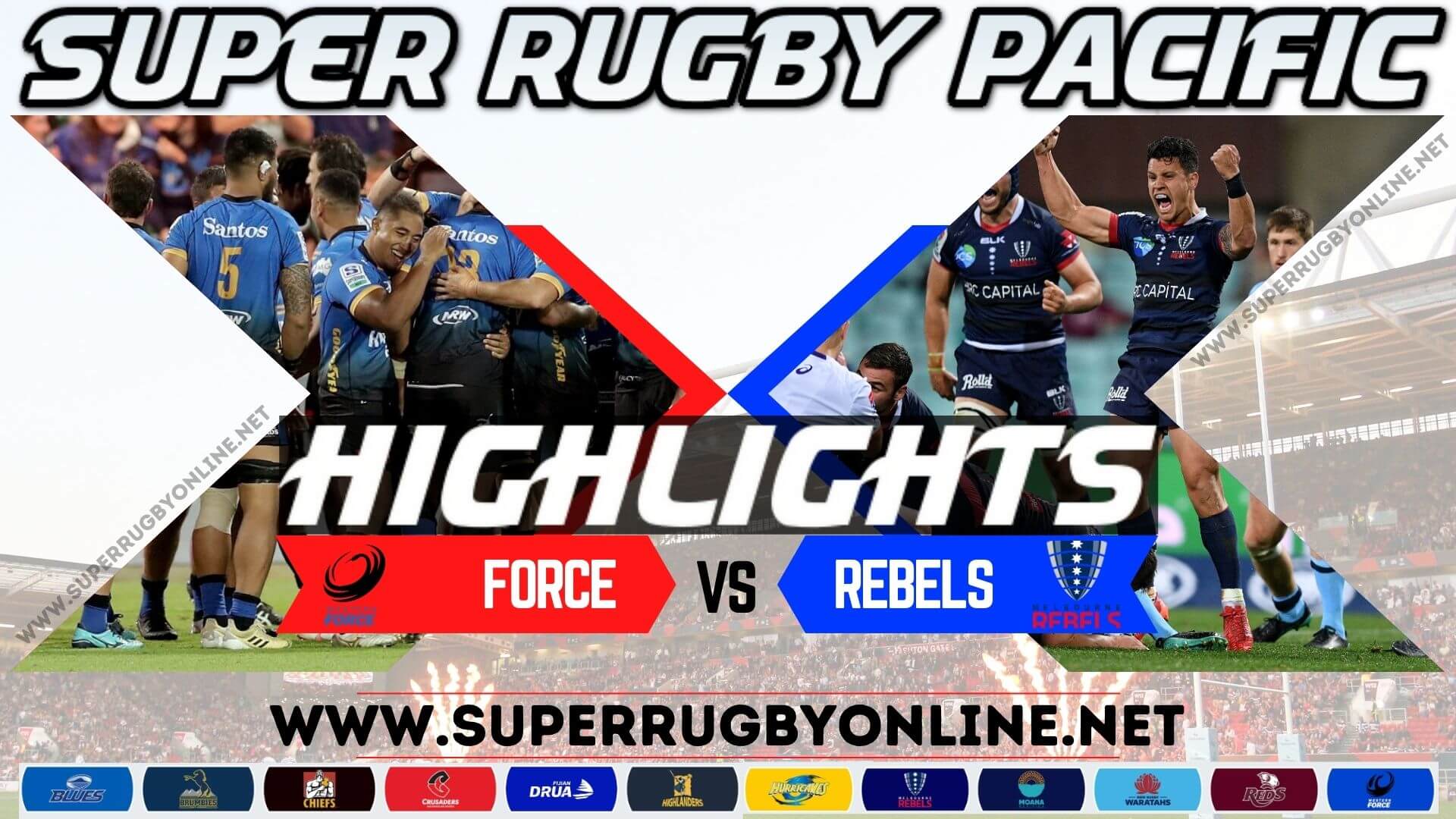 Force Vs Rebels Highlights 2023 Rd 1