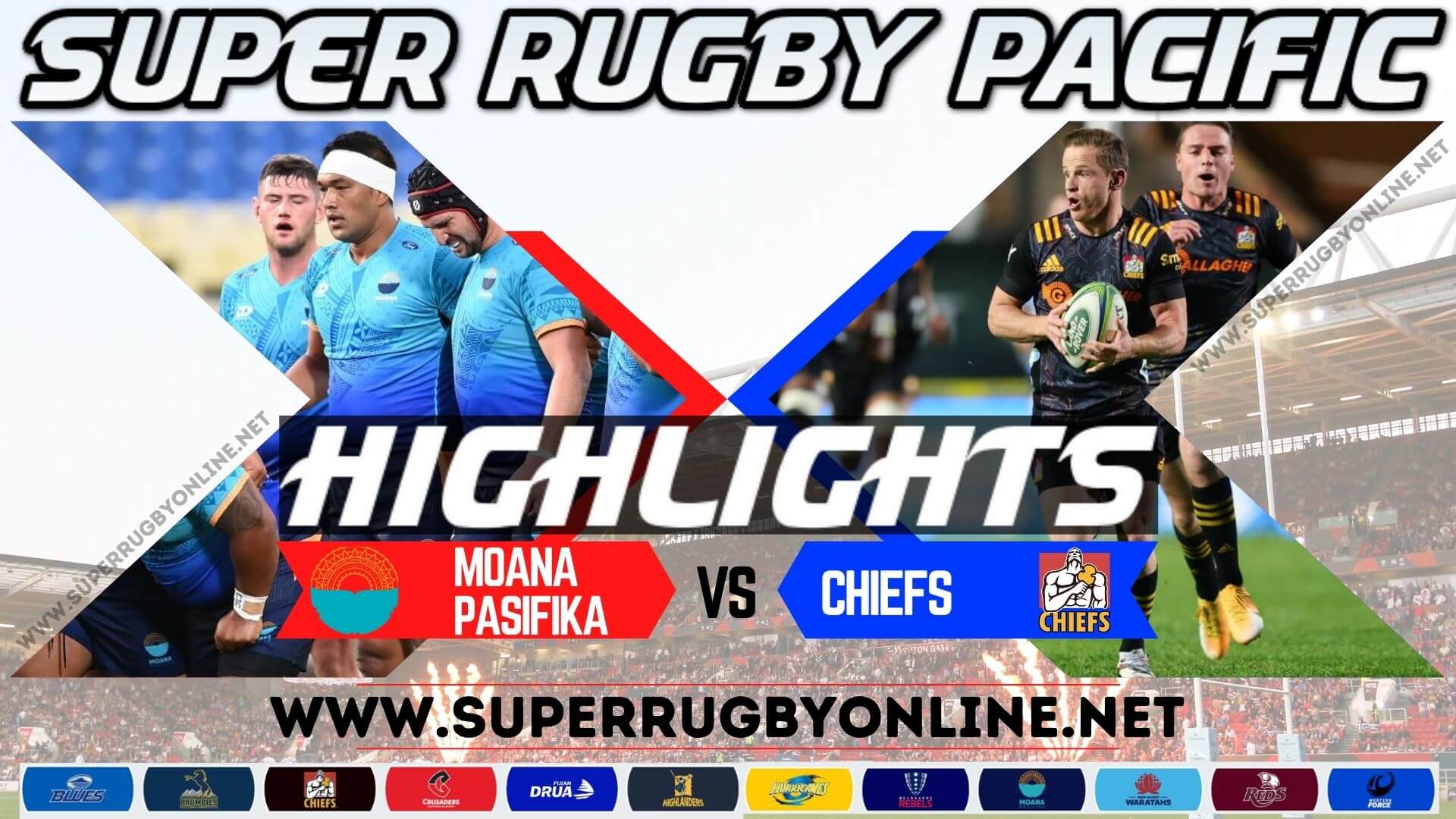 Moana Pasifika Vs Chiefs Highlights 2023 Rd 2