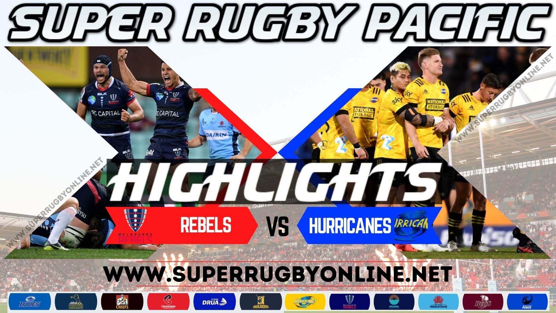 Rebels Vs Hurricanes Highlights 2023 Rd 2