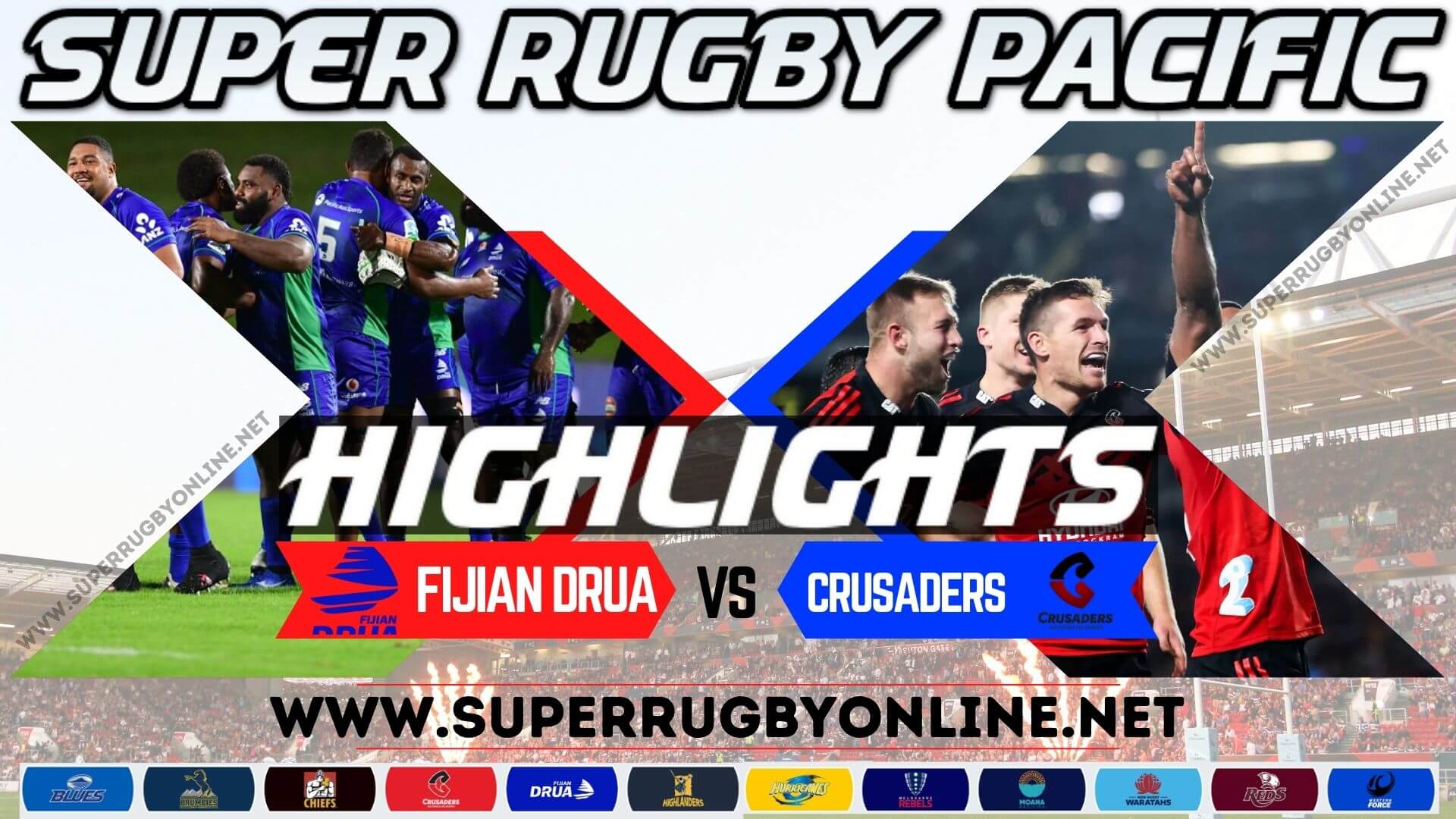 Fijian Drua Vs Crusaders Highlights 2023 RD 3