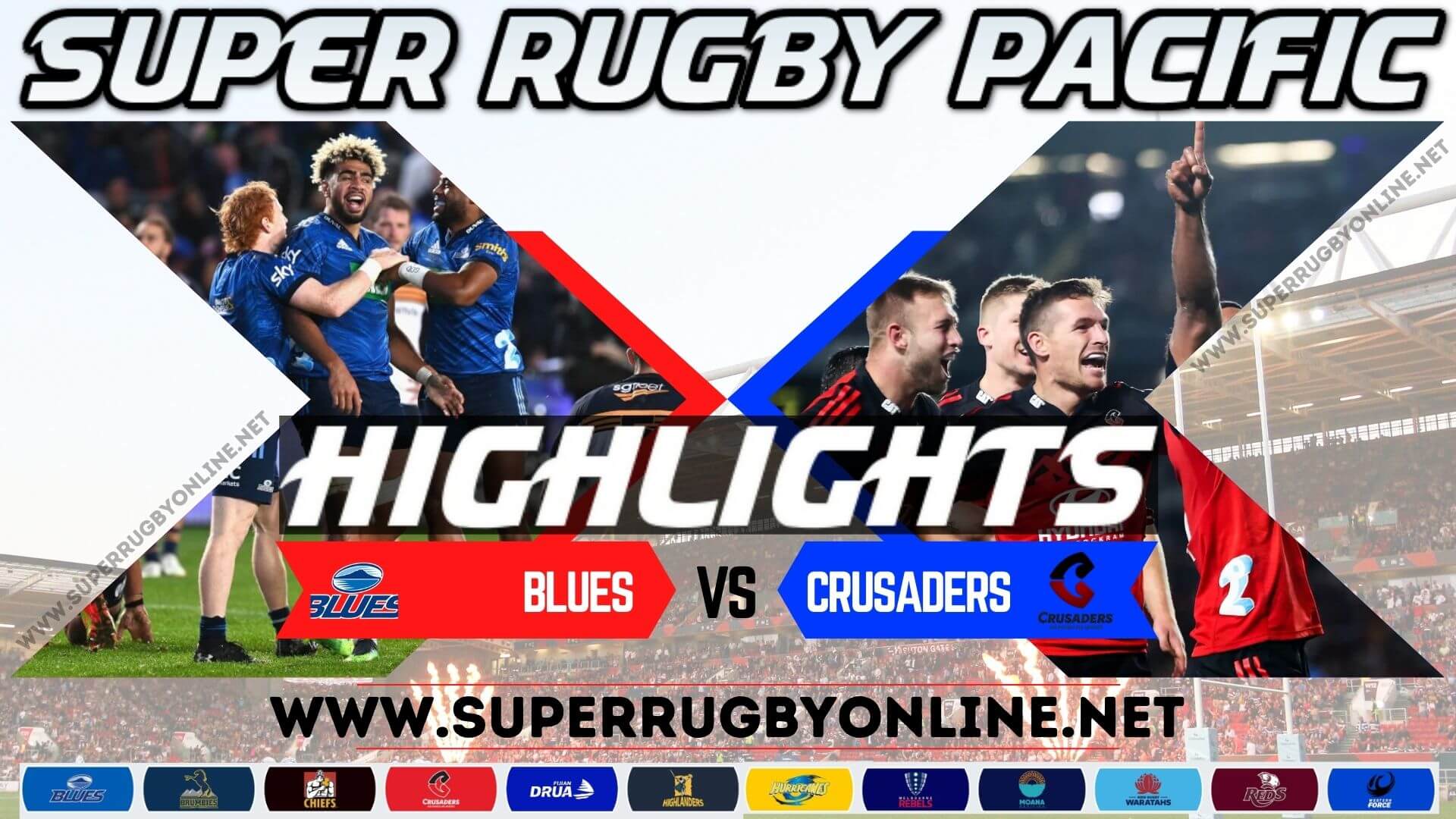 Blues Vs Crusaders Highlights 2023 RD 4