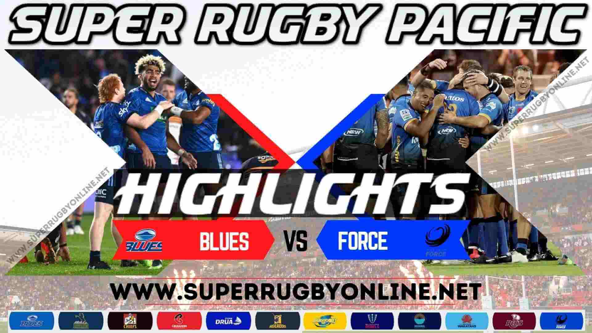 Blues Vs Force Highlights 2023 RD 5