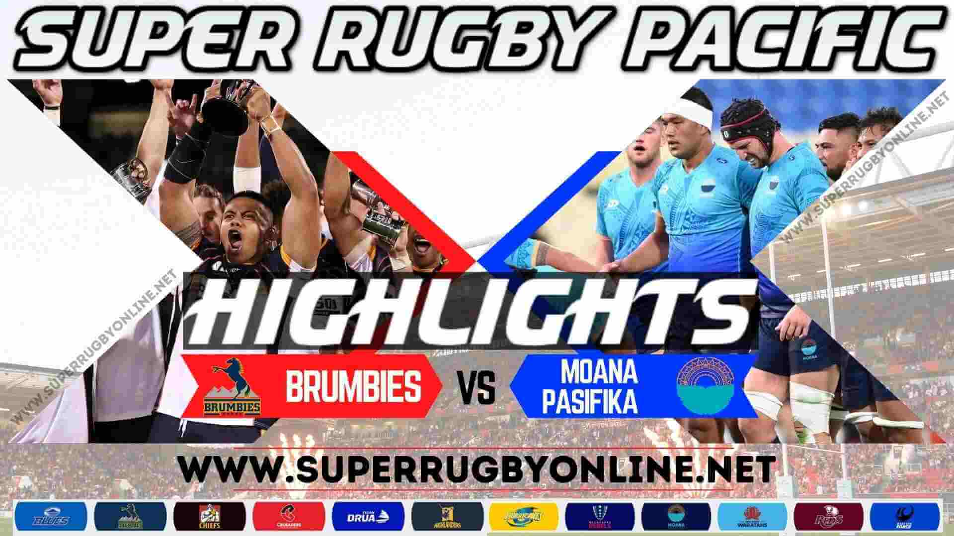 Brumbies Vs Moana Pasifika Highlights 2023 RD 4