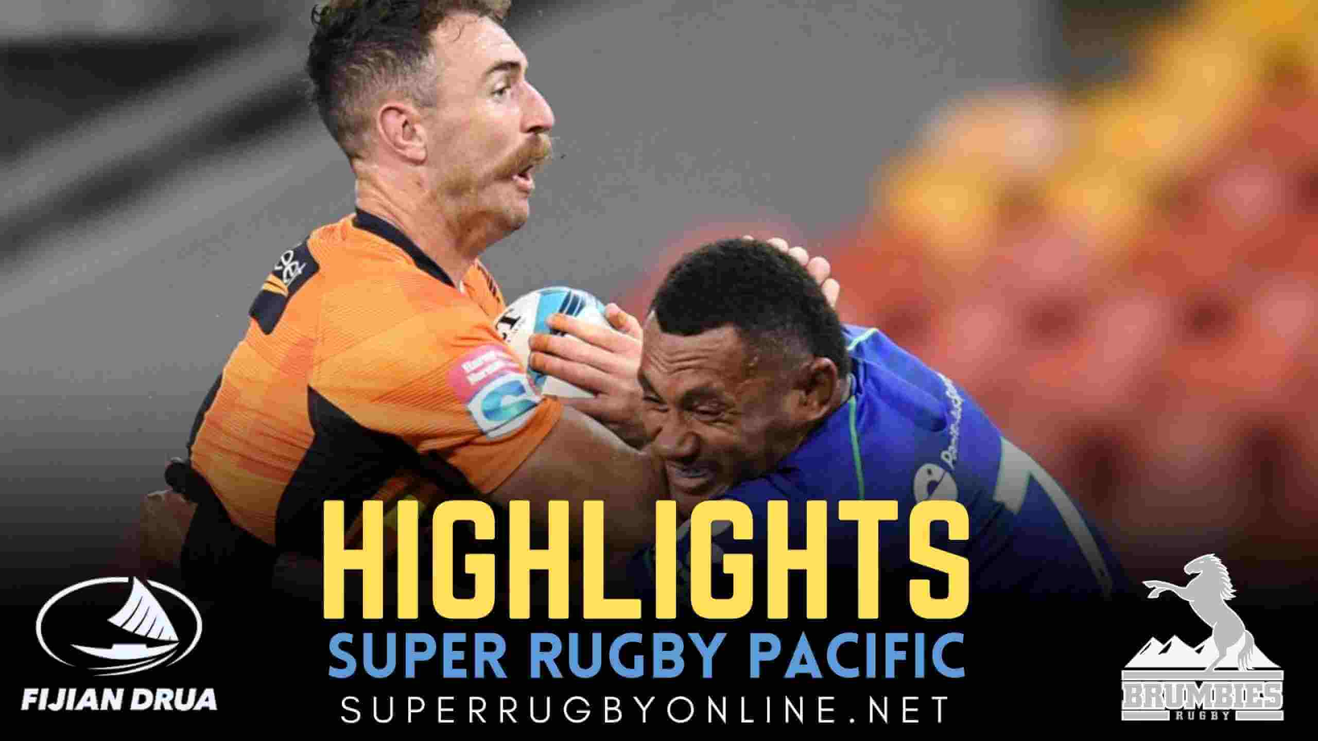 Fijian Drua Vs Brumbies 2022 Rd 8 Super Rugby Pacific