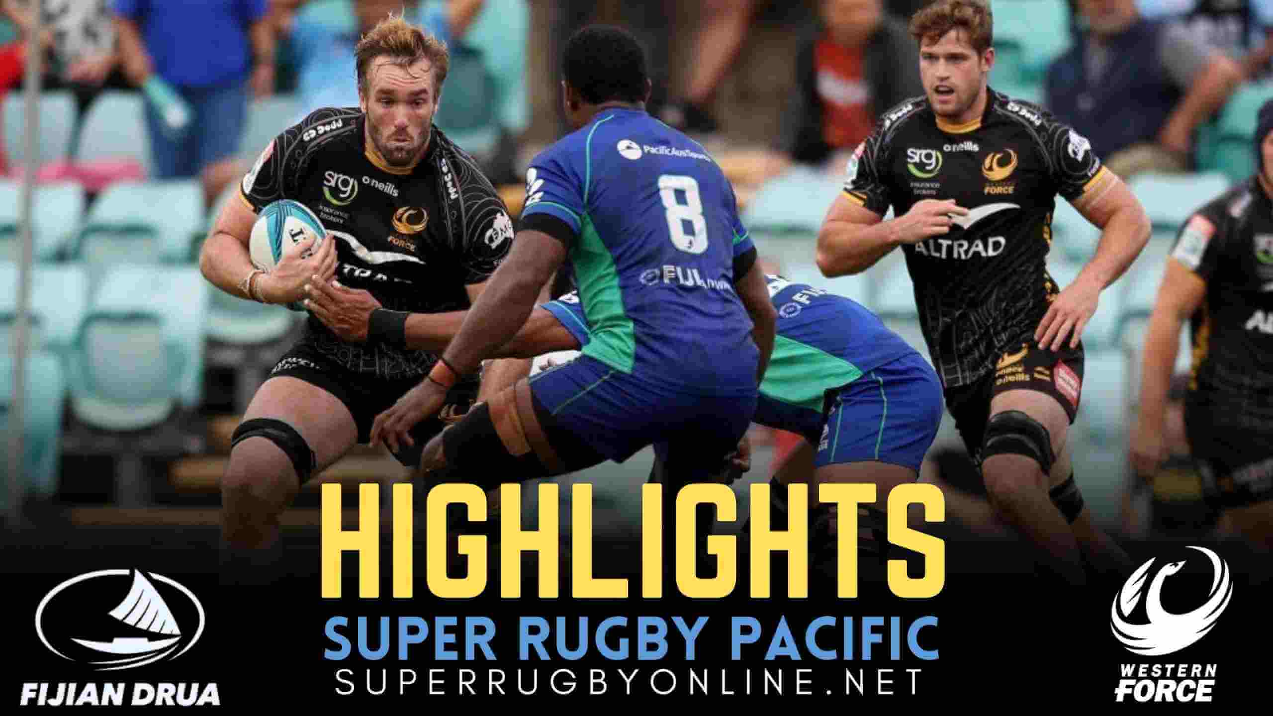 Fijian Drua Vs Force Highlights 2022 Rd 5 Super Rugby