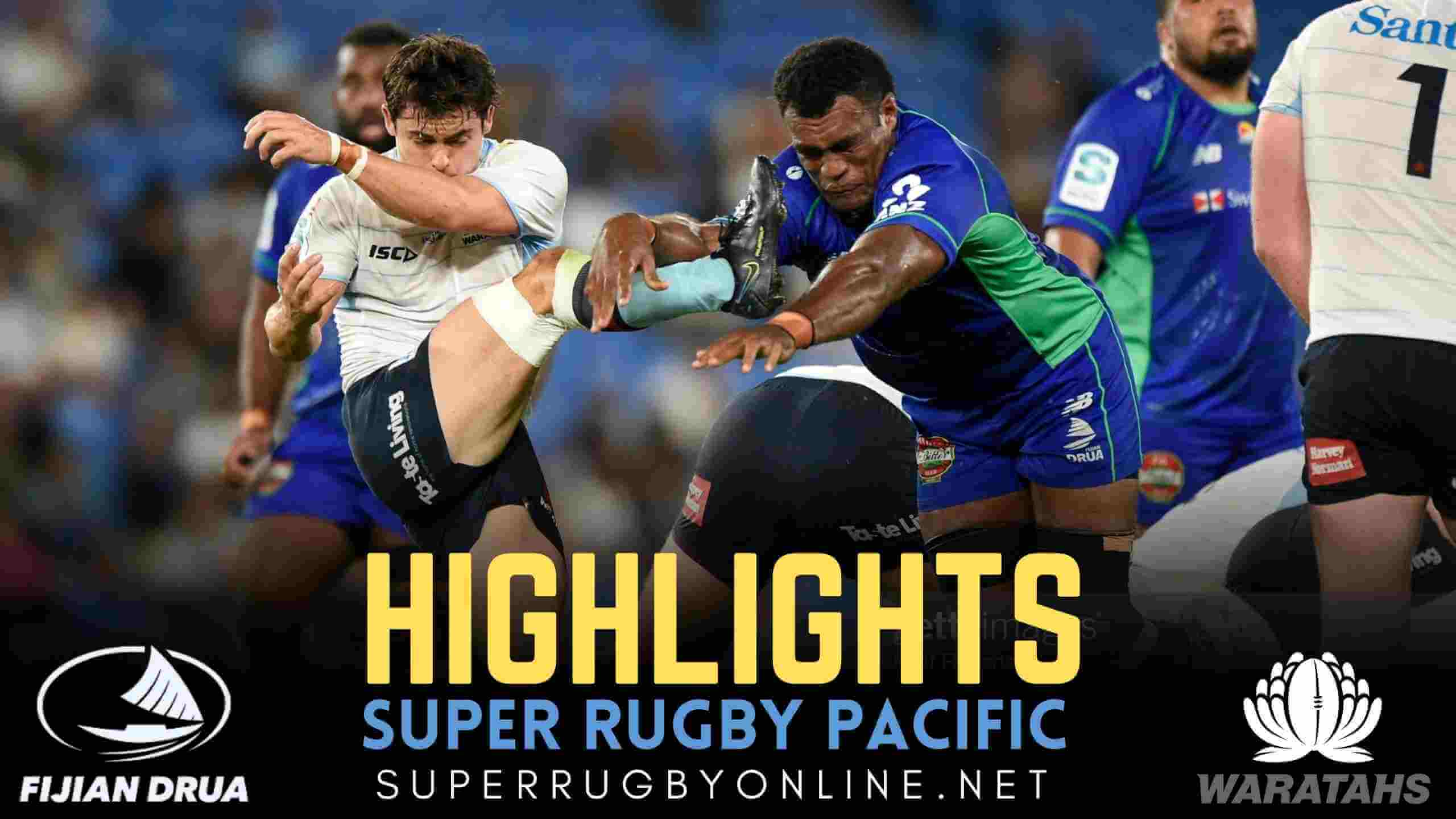 Fijian Drua Vs Waratahs Highlights 2022 Rd 7