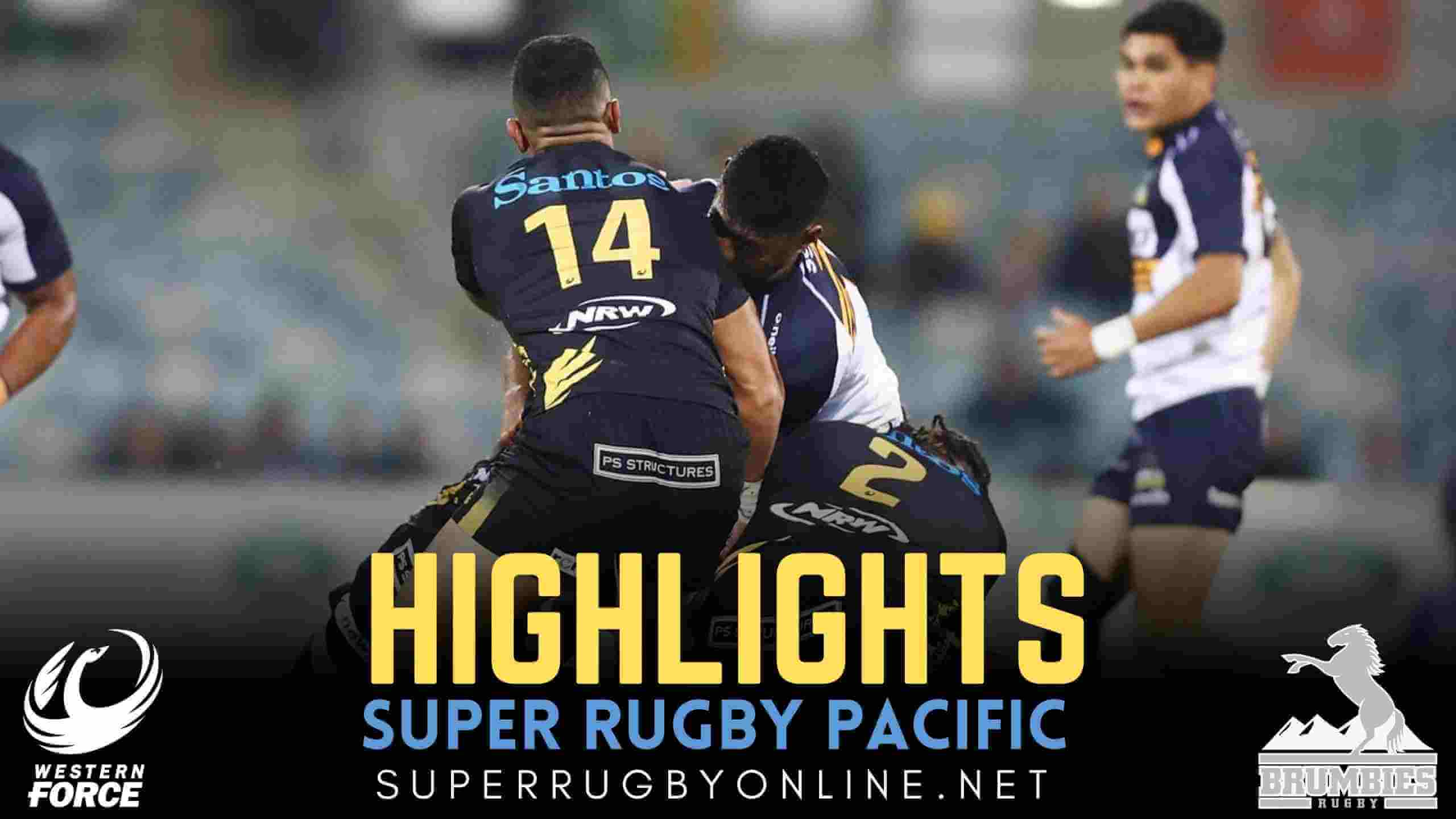 Force Vs Brumbies Highlights 2022 Rd 6