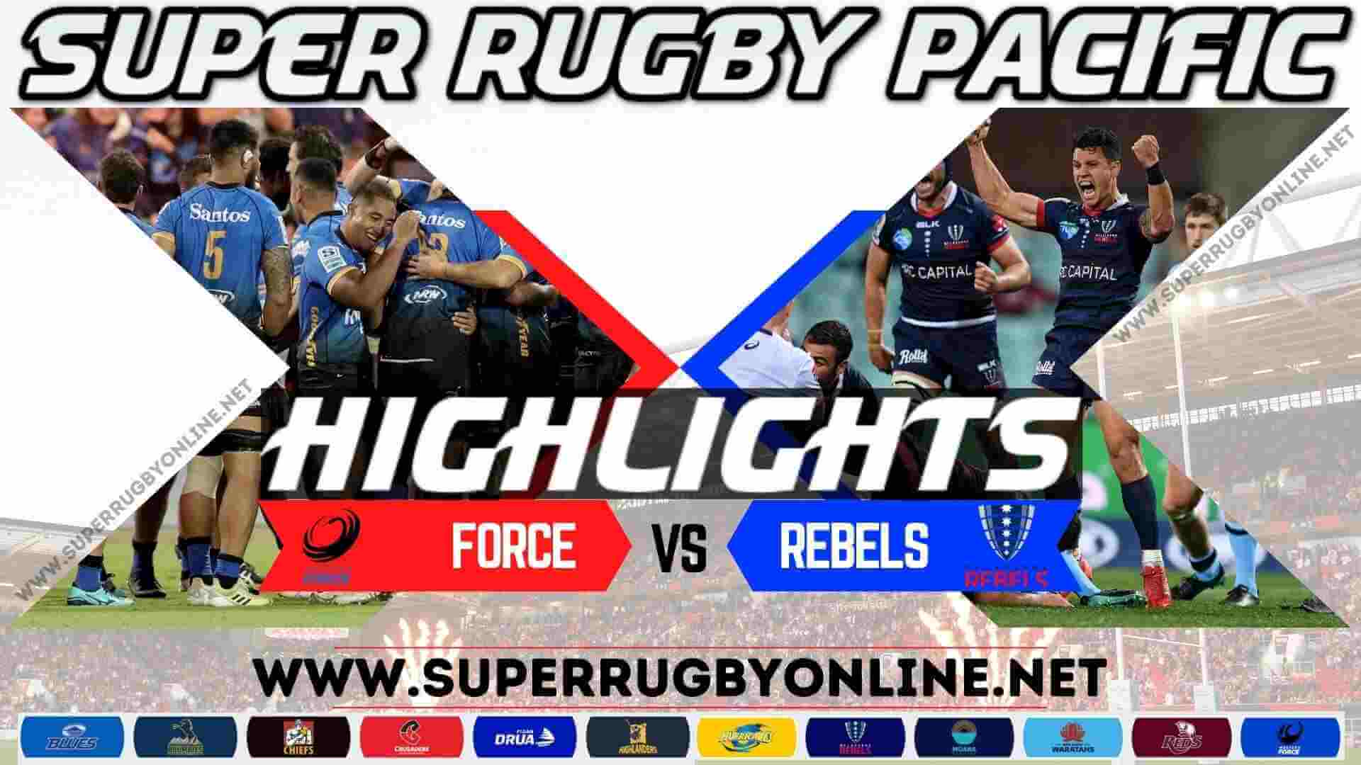 Force Vs Rebels Highlights 2023 Rd 1