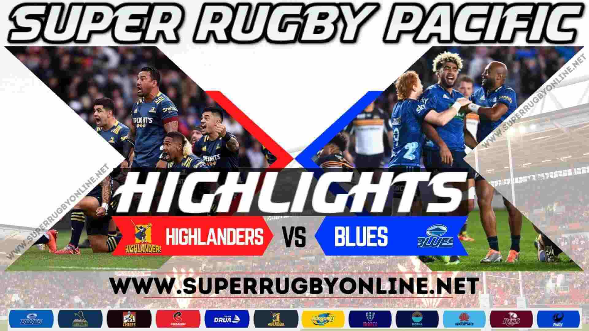 Highlanders Vs Blues Highlights 2023 Rd 1