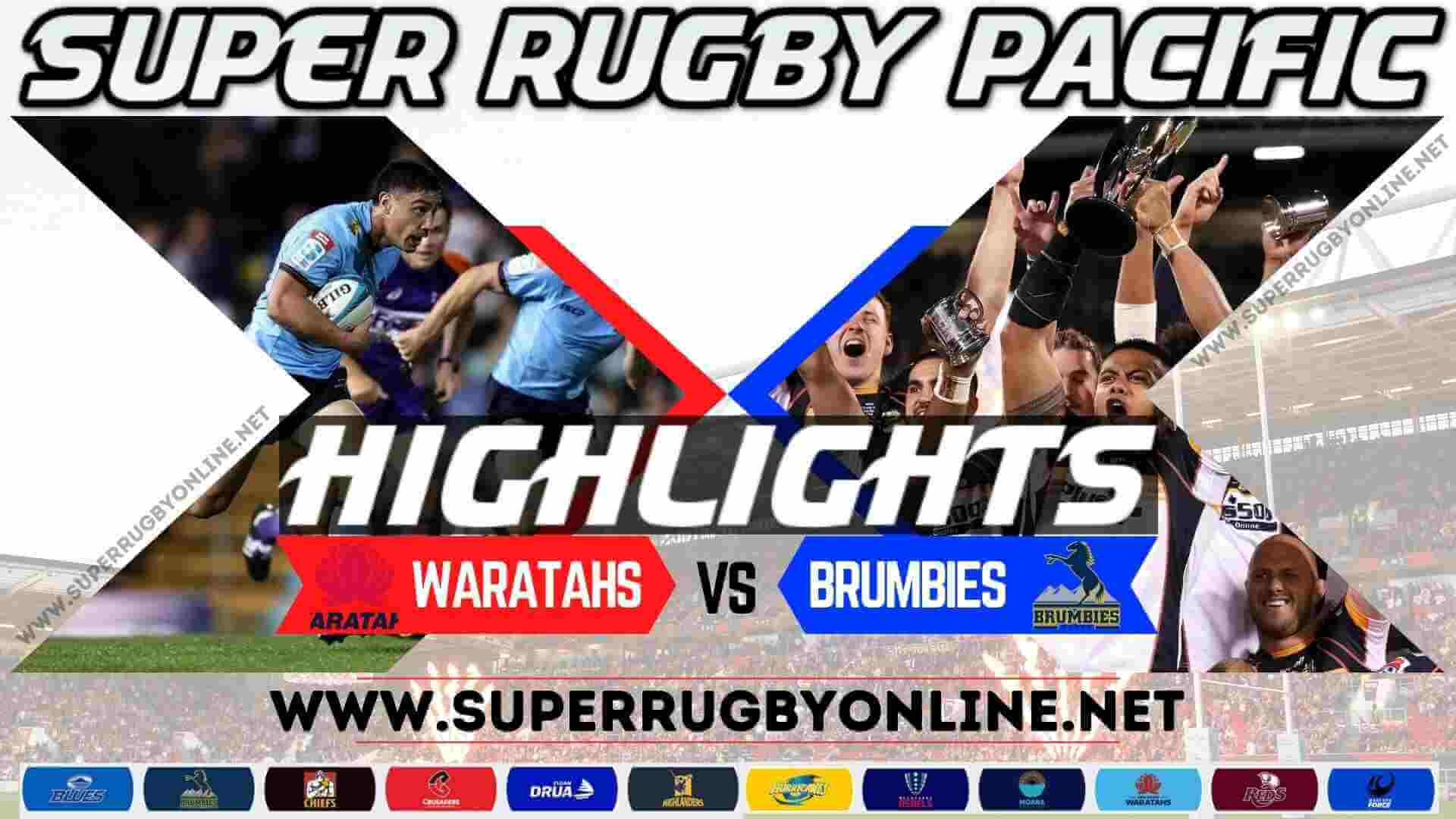 Waratahs Vs Brumbies Highlights 2023 Rd 1