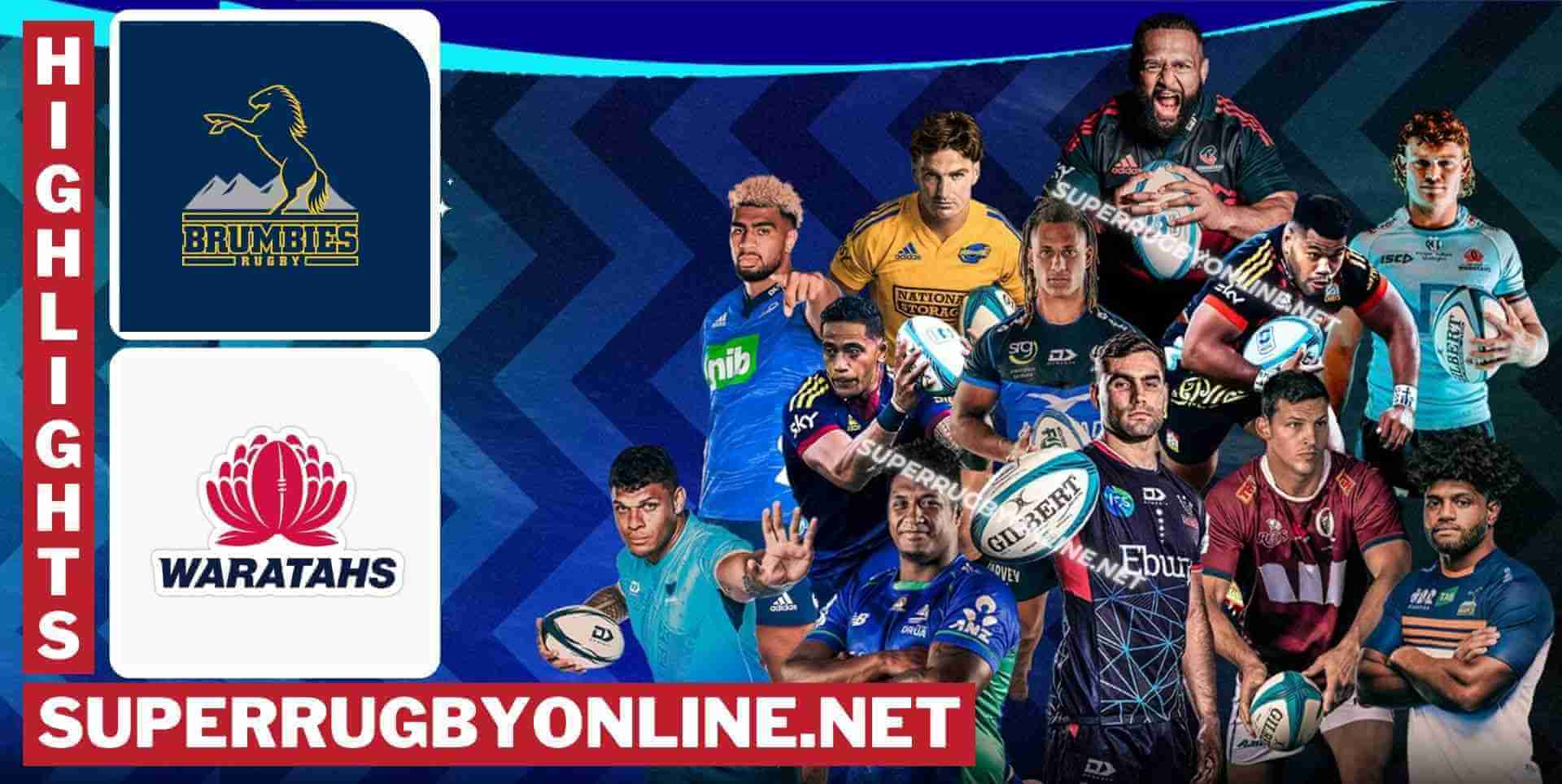 Brumbies Vs Waratahs Highlights 2024 RD 7