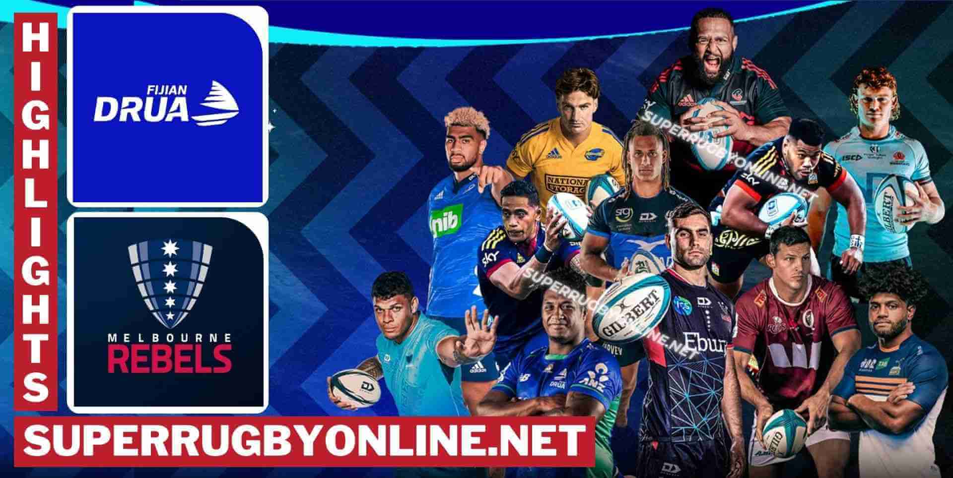 Rebels Vs Fijian Drua Highlights 2024 RD 7