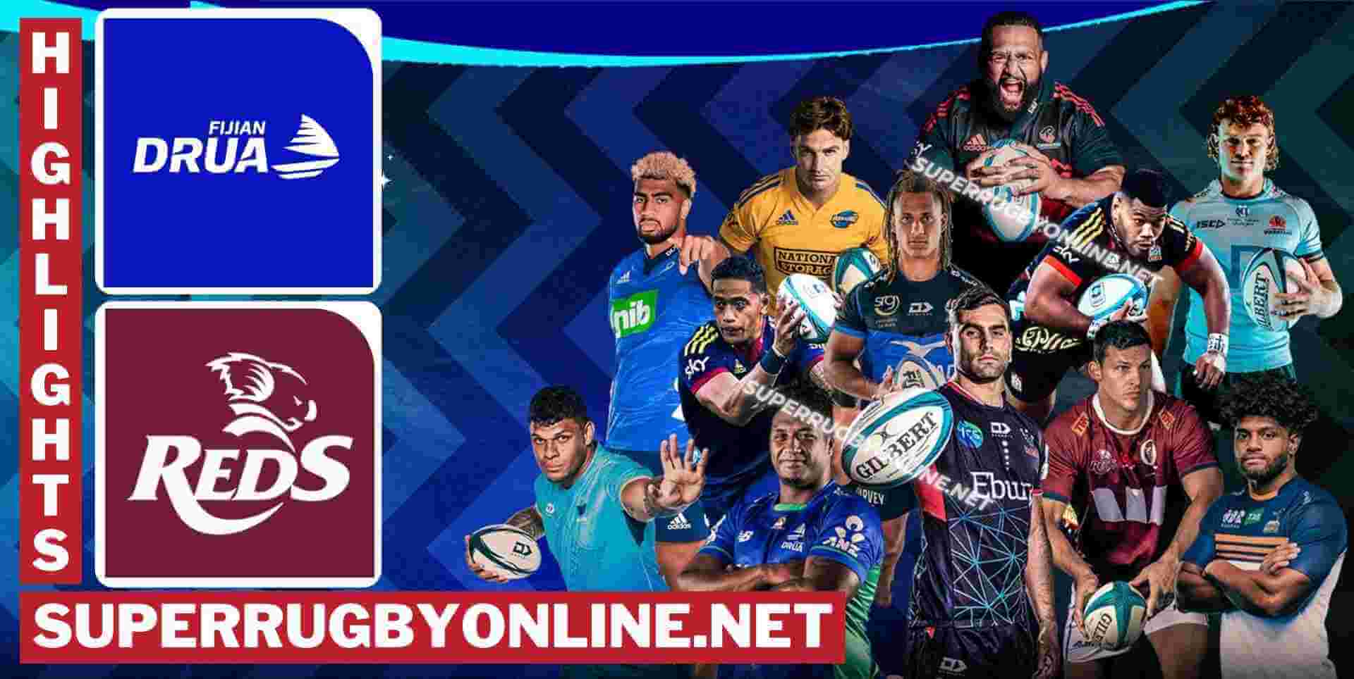 Fijian Drua Vs Reds Highlights 2024 RD 13