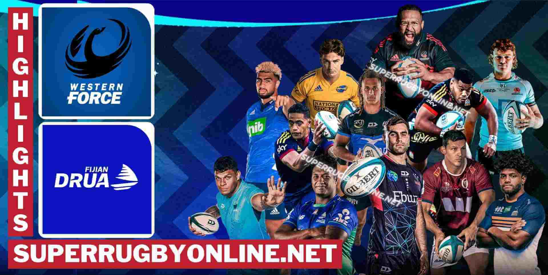 Force Vs Fijian Drua Highlights 2024 RD 12