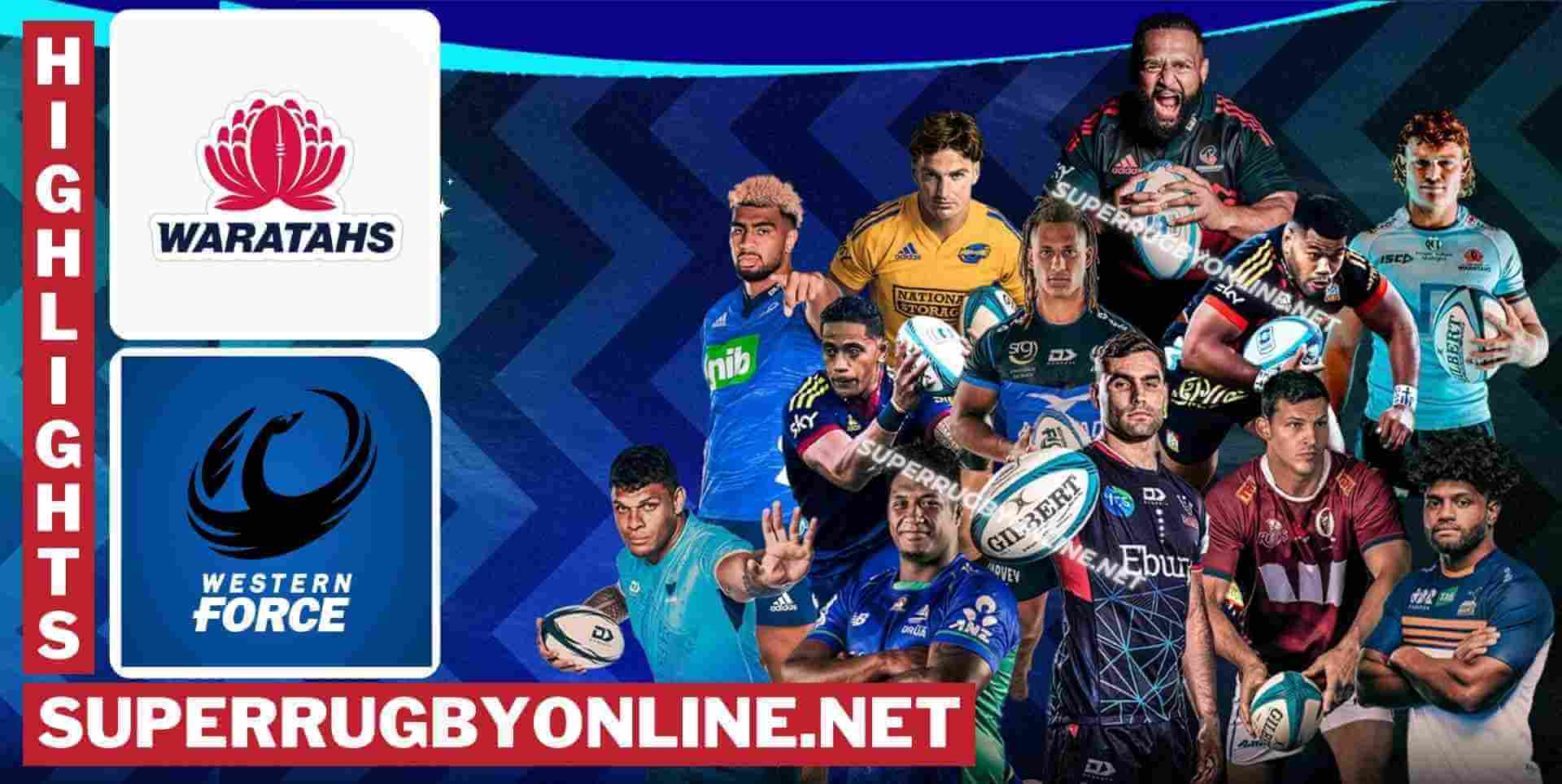 Force Vs Waratahs Highlights 2024 RD 13