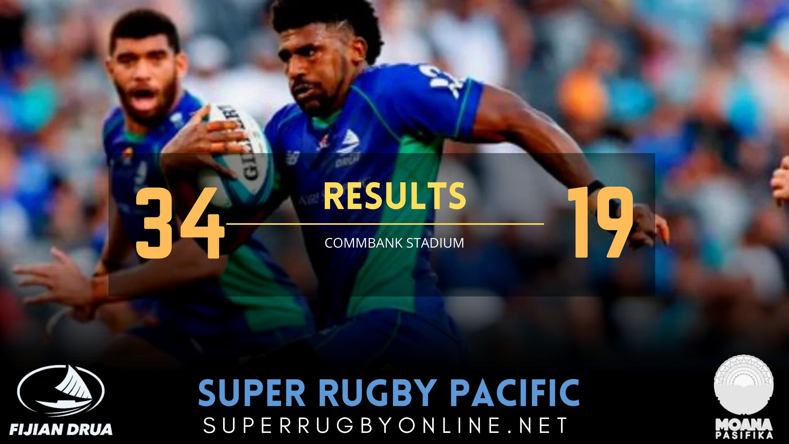 Fijian Drua Vs Moana Pasifika Results 2022 Rd 13 | Super Rugby Pacific